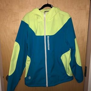 Green and blue warrior Hoodie